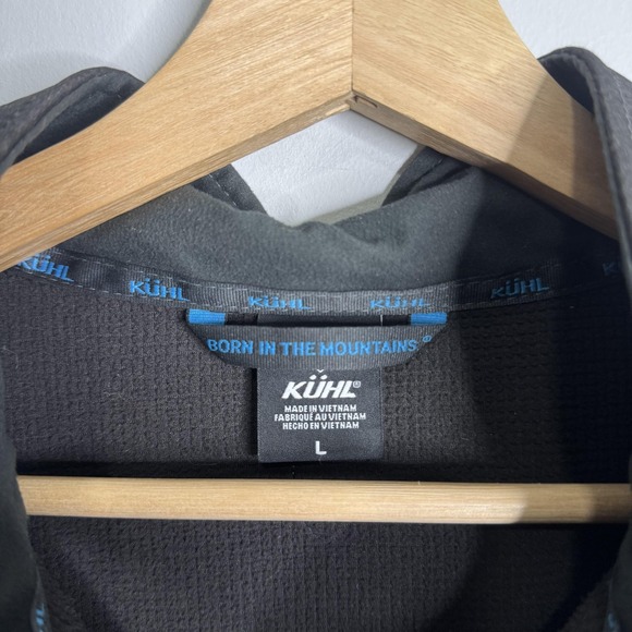 Kuhl Jacket Mens Large Black Softshell Embroidered Full Zip Outdoors - Picture 3 of 6